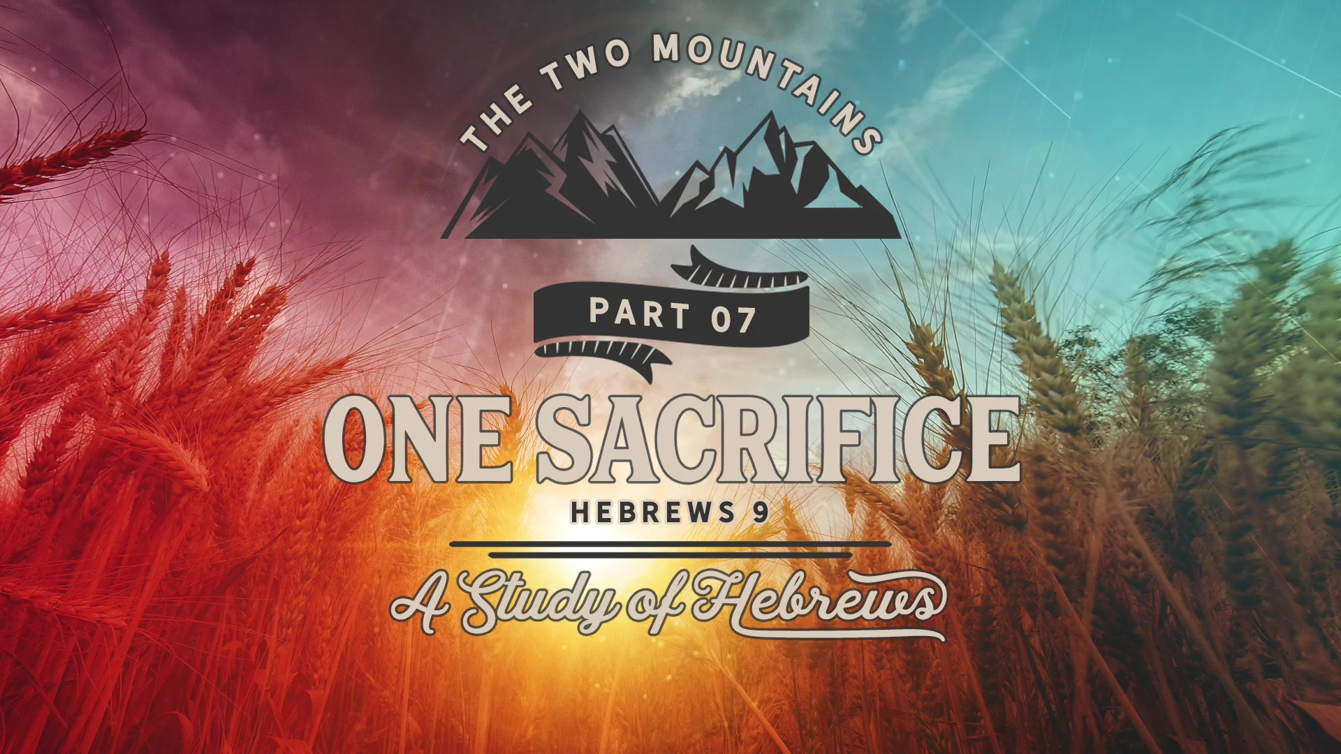 One Sacrifice