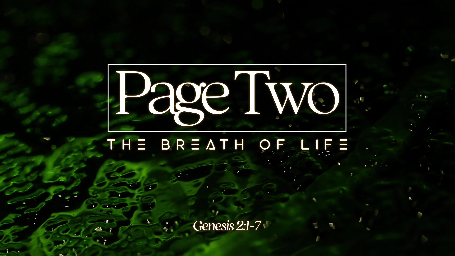 The Breath of Life