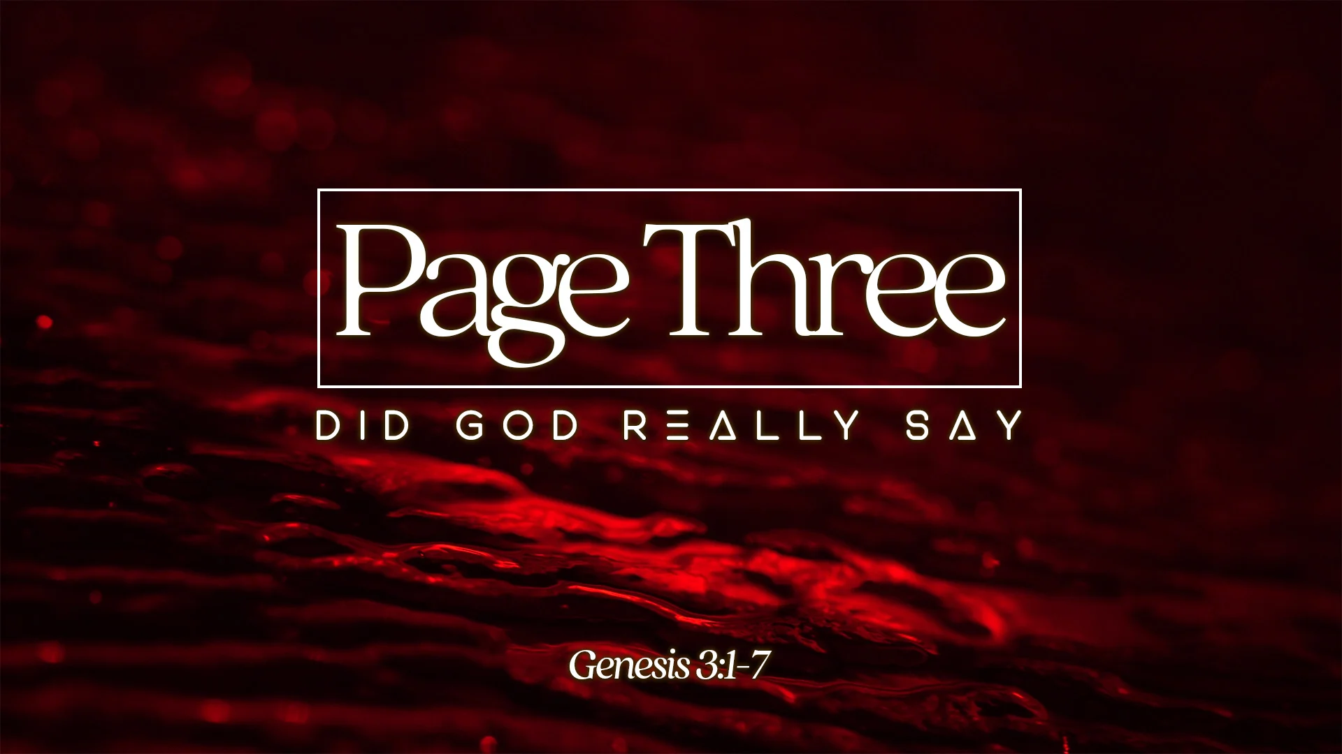 Did God Really Say?