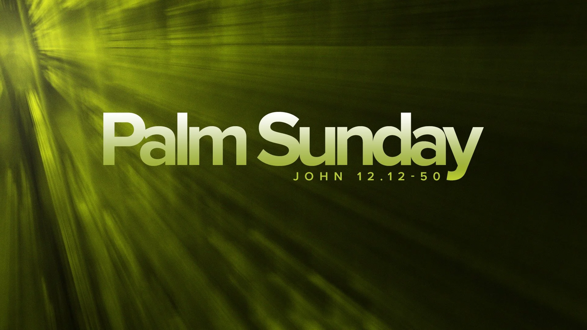 Palm Sunday