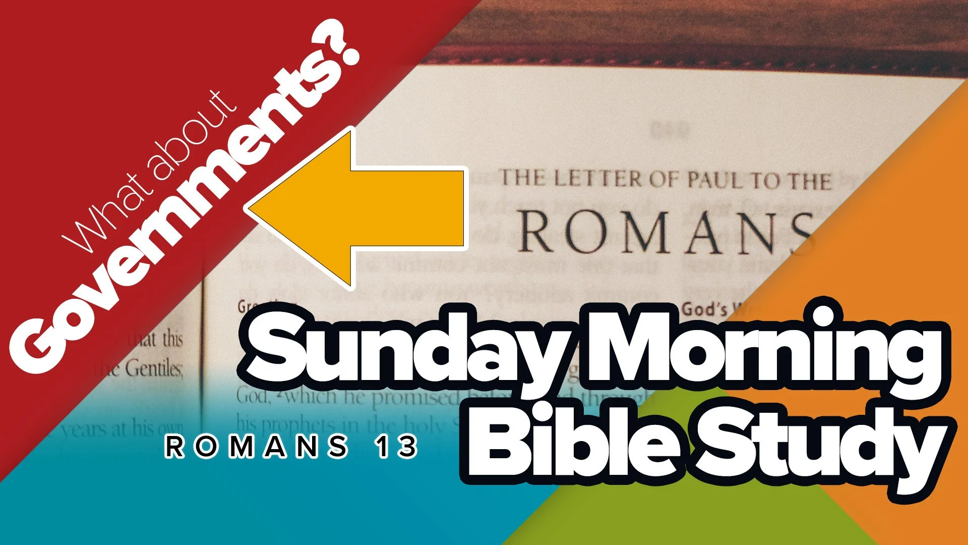 Romans Bible Study 13