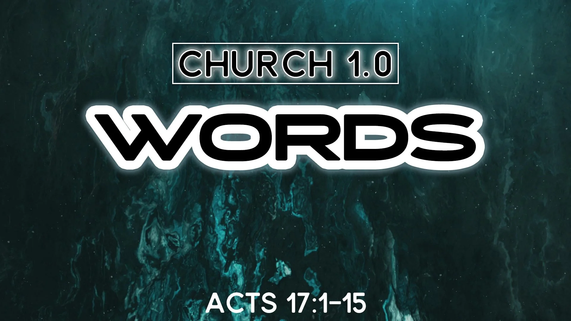 Church 1.0: WORDS
