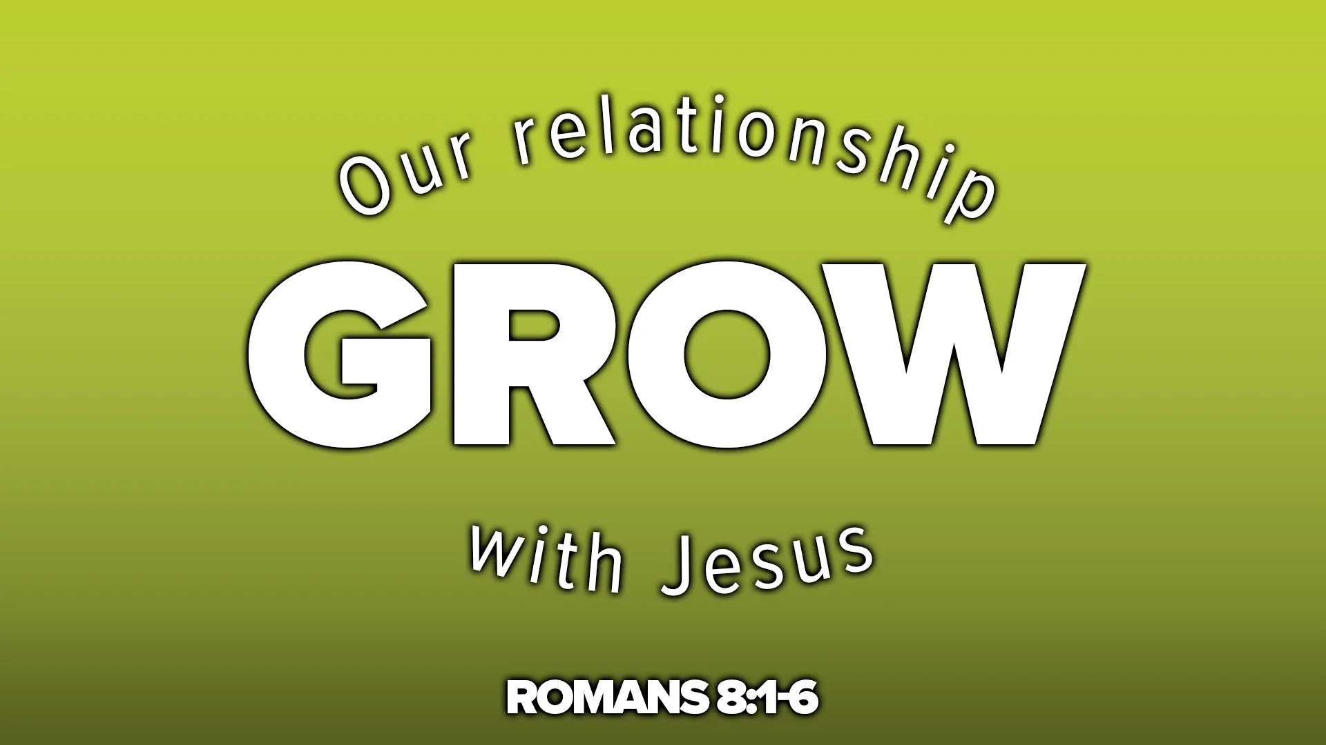 “We GROW to Deepen Our Personal Relationship with Jesus!”