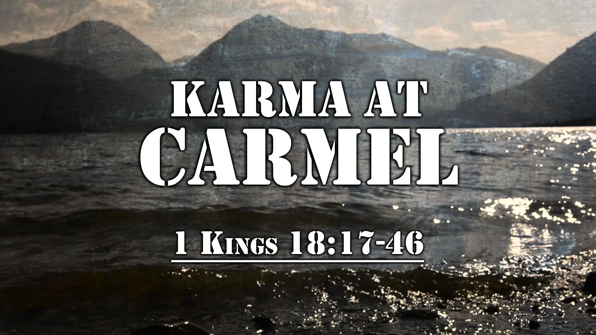Karma At Carmel