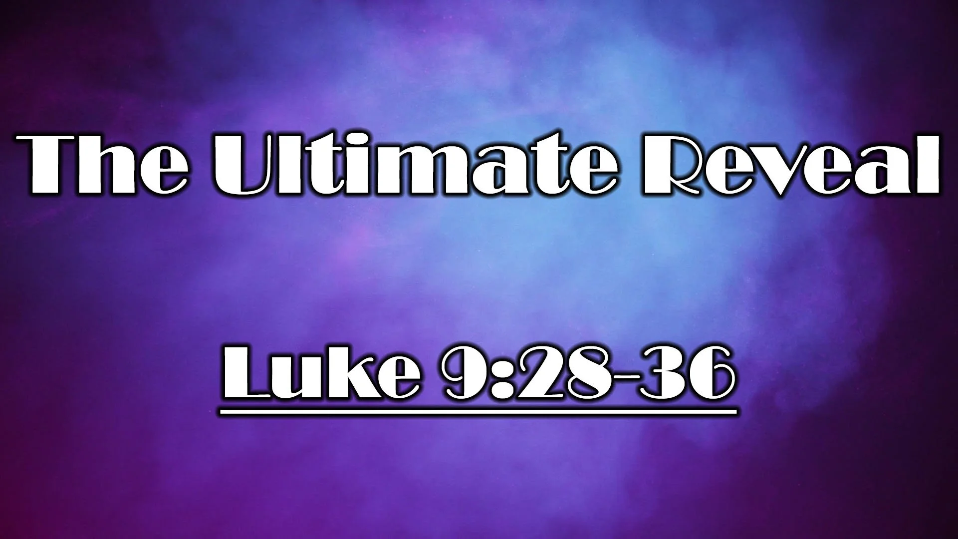 The Ultimate Reveal