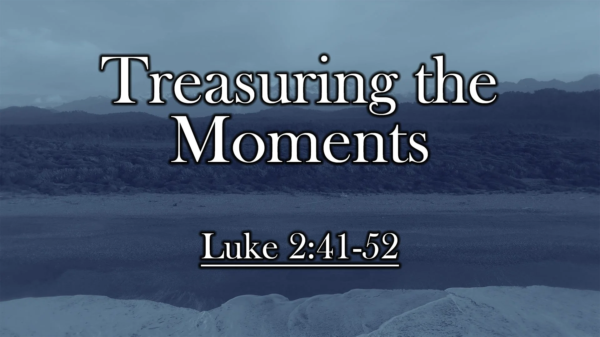 Treasuring the Moments