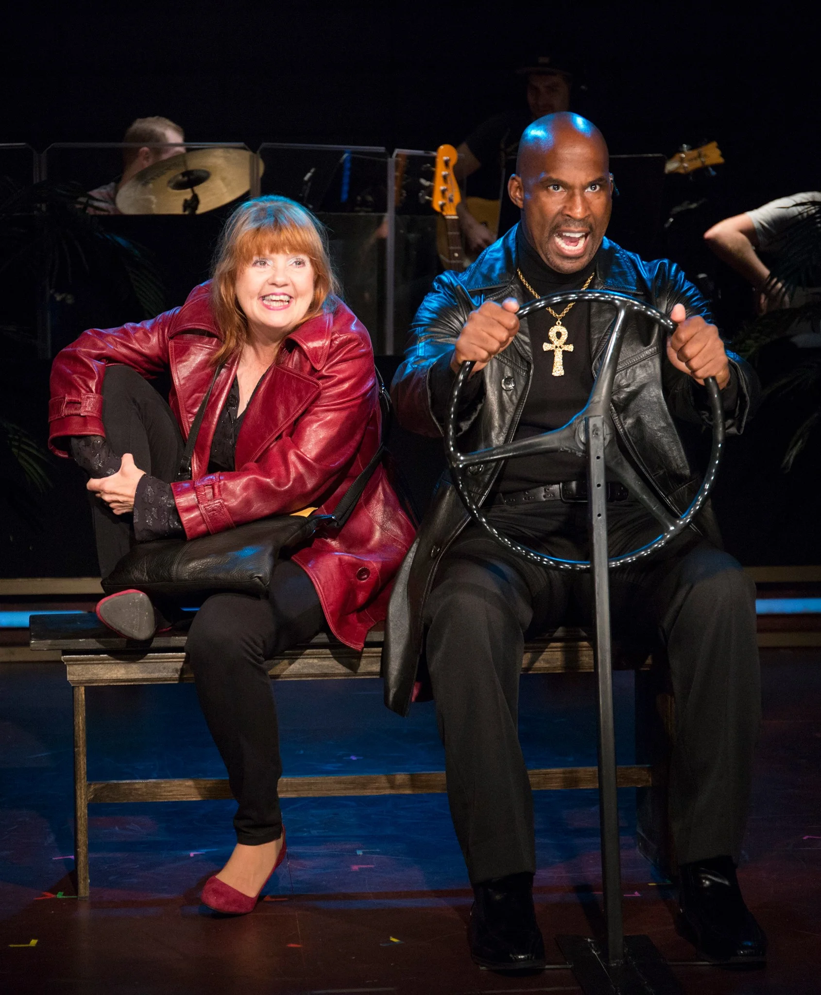 Annie Golden and Alan H. Green as Annie and Lazarus in the Barrington Stage production, 2016.