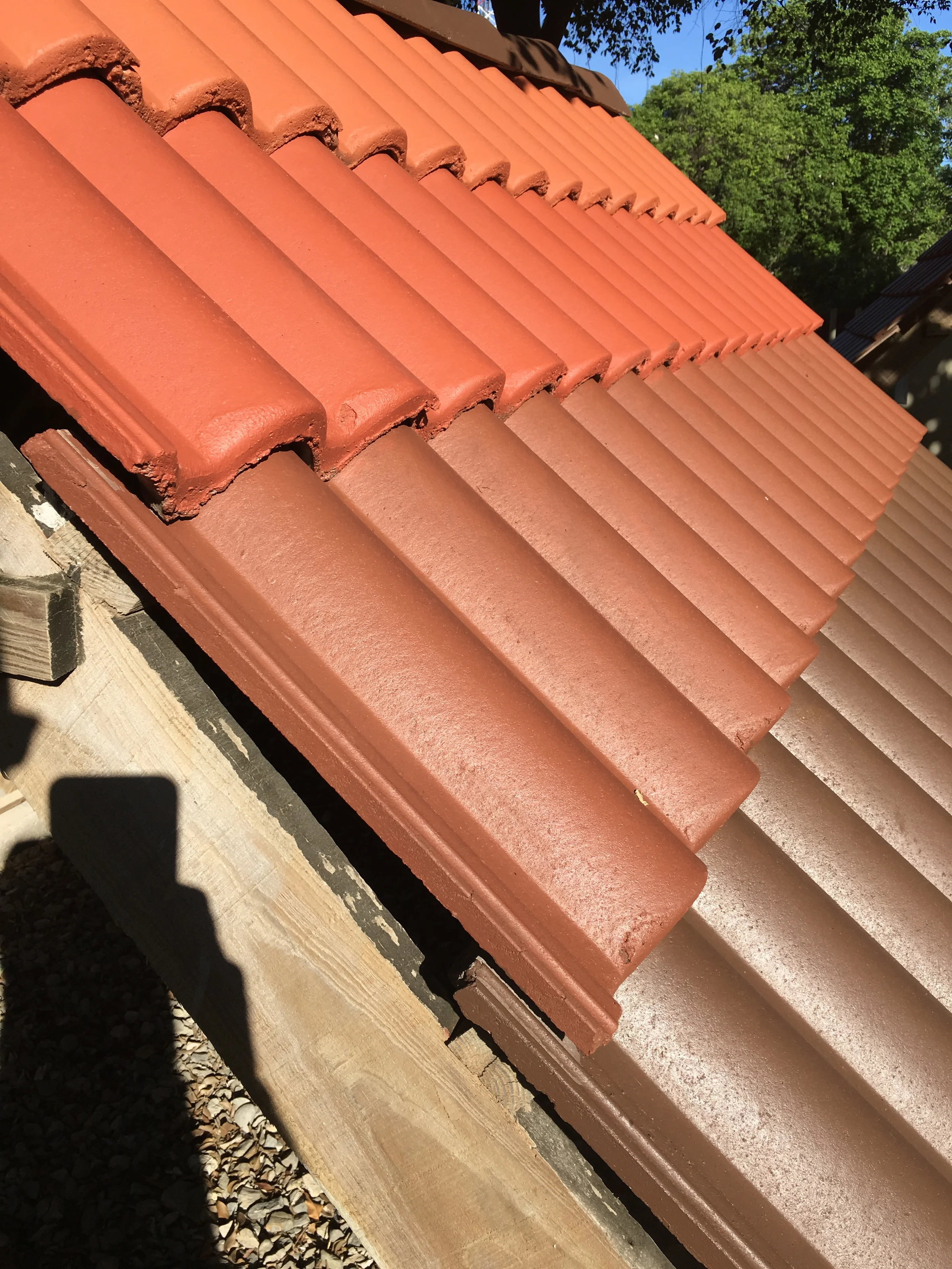 Building with locally available materials...