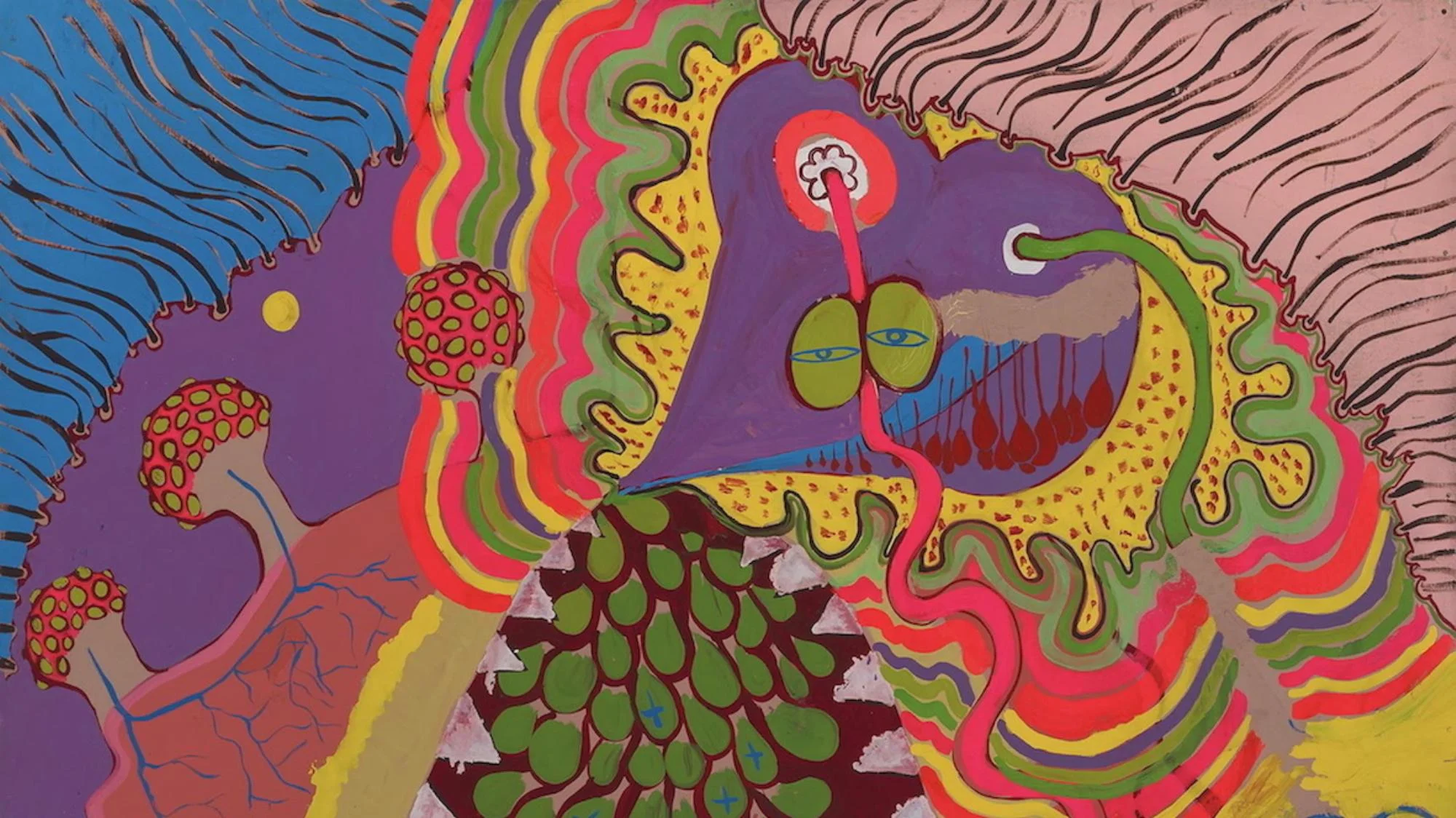 Vag Dens by Australian artist and feminist Vivienne Binns 1967: "What it really means to be a woman who is independent and not always in the shadow of, or compared to, a man? We're still trying to work out a lot of stuff."