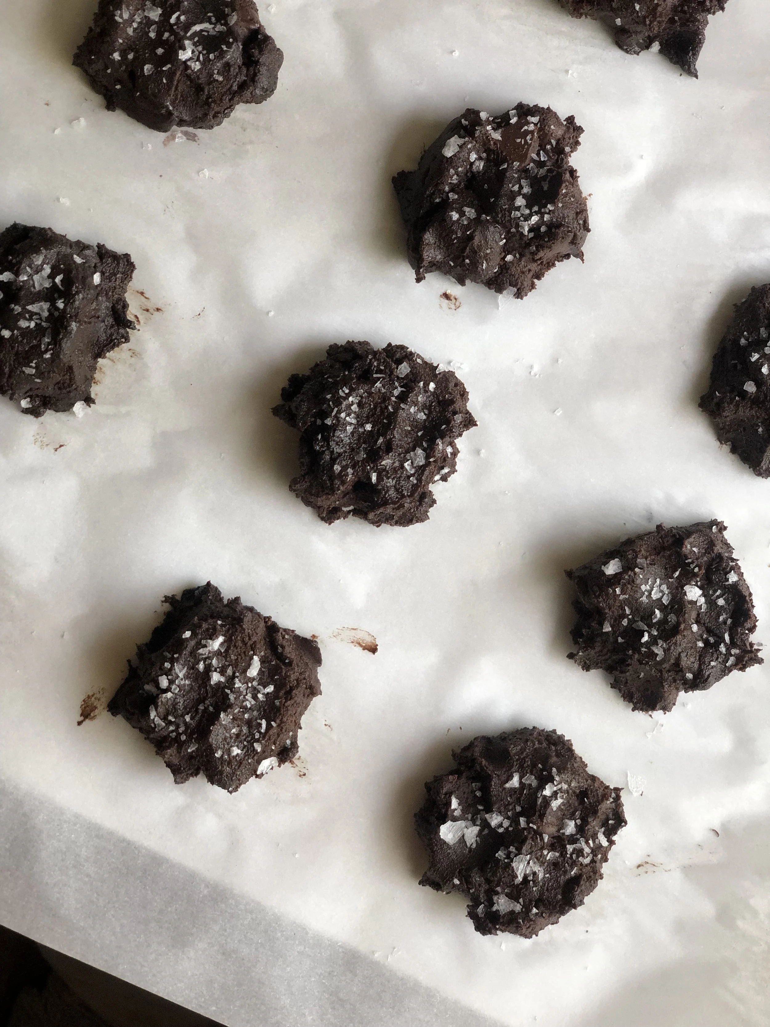 Chocolate, Avocado &amp; Sea Salt Cookies