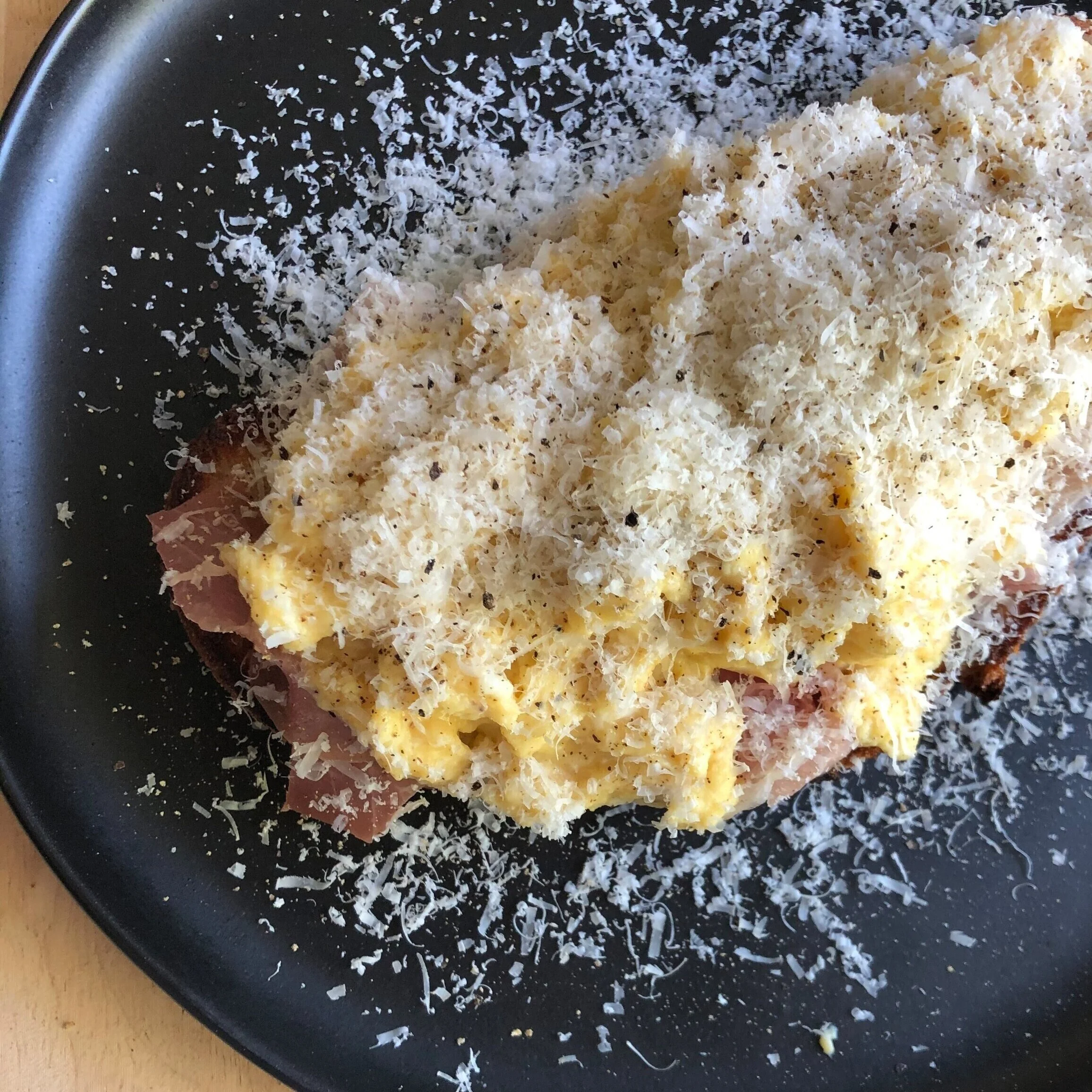Egg &amp; Proscuitto Toast