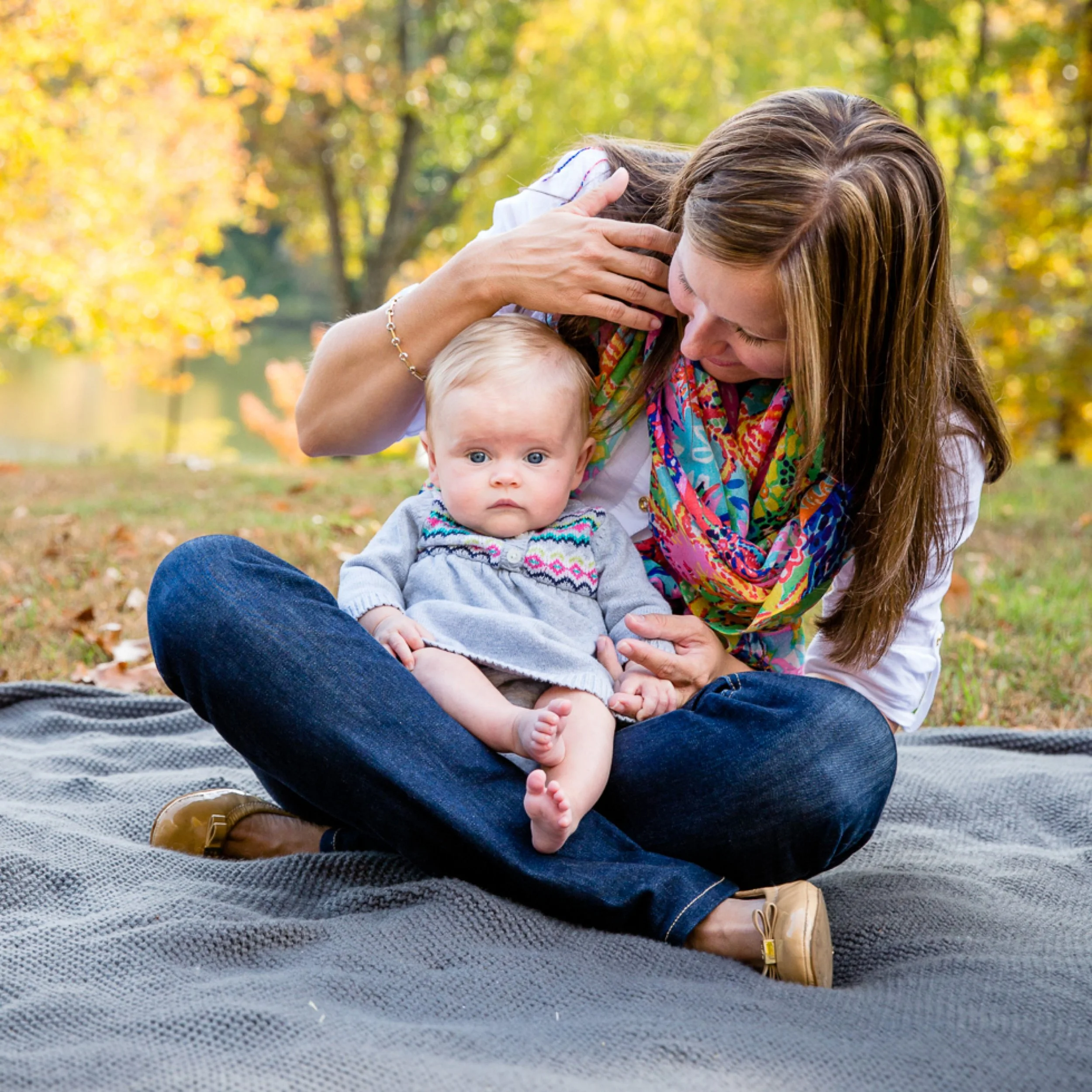 photo of mom and baby