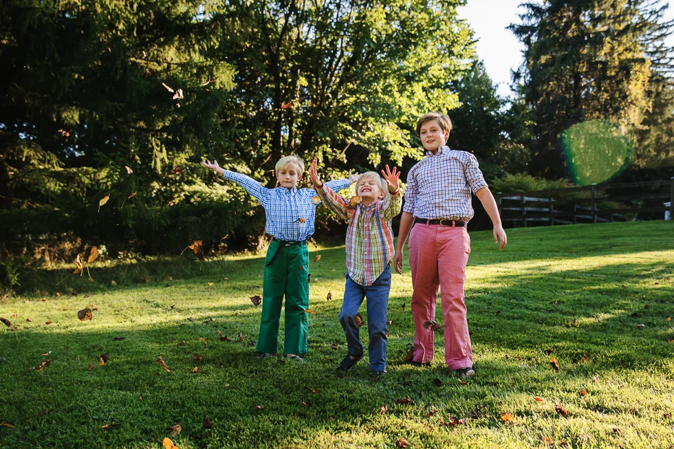 Three Brothers -- Family of Five | Owings Mills, Maryland Family Photography