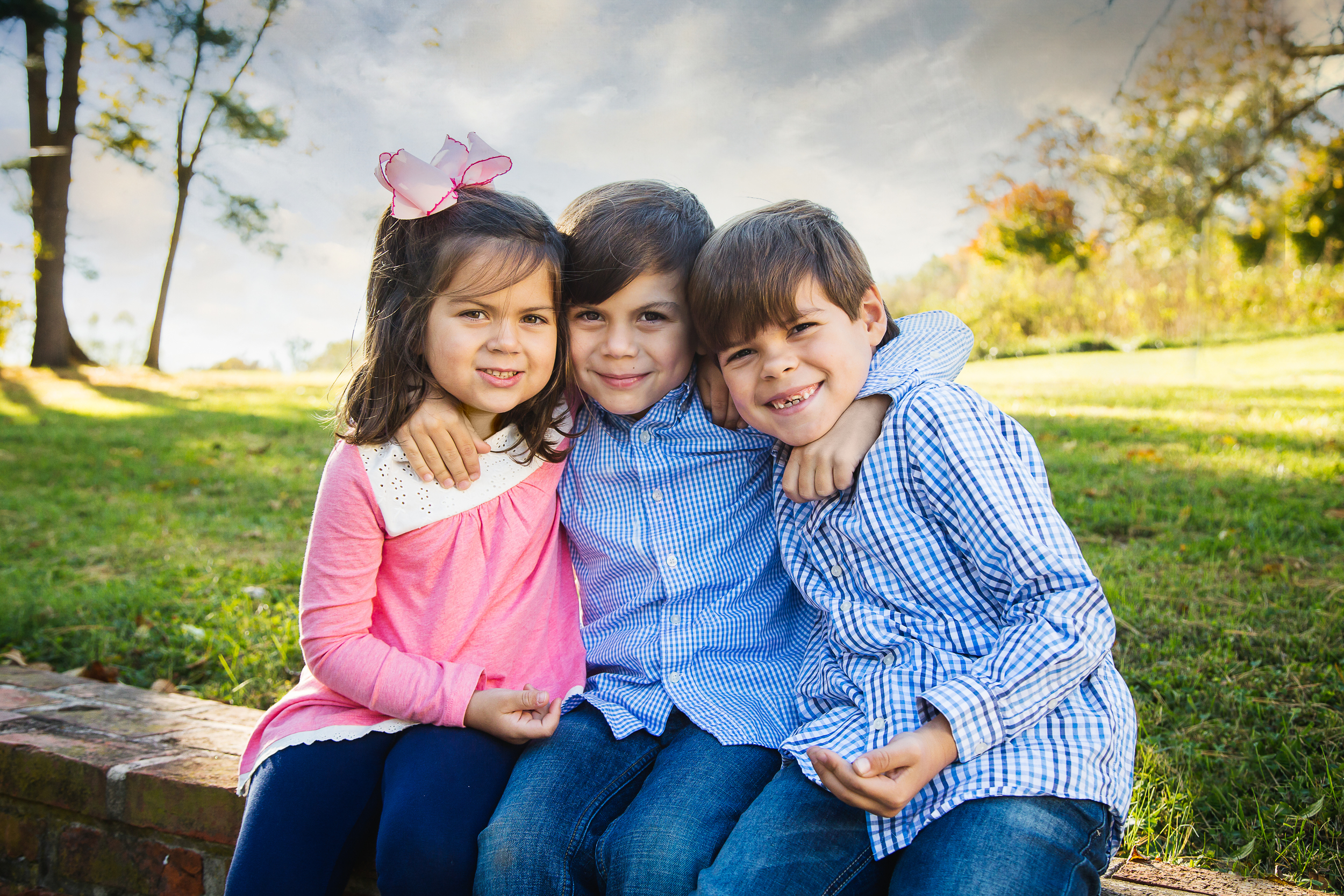 Baltimore County Family Photographer | Fall Family Photo Session at Cromwell Valley Park