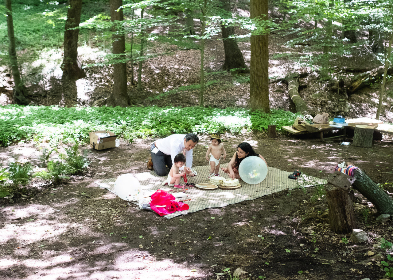 family-shares-picnic-with-cake-for-twin-daughters-birthday.jpg