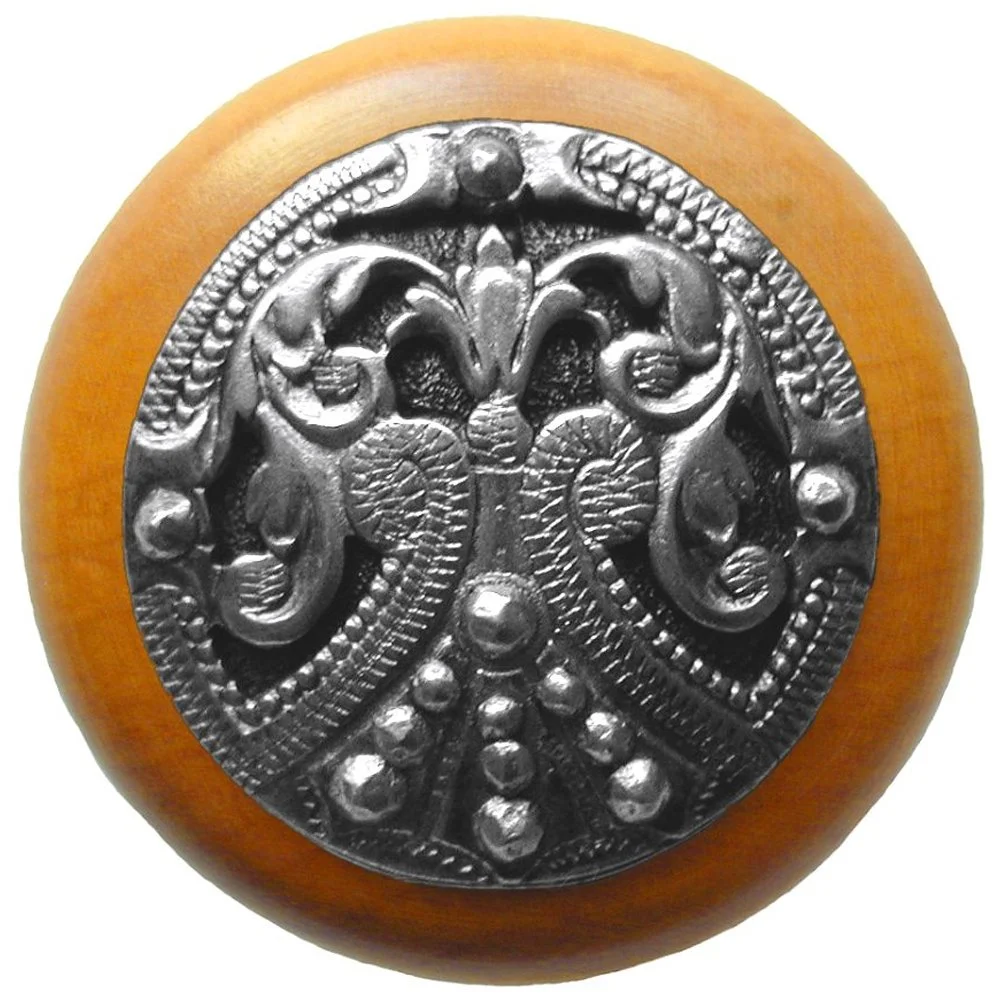 Regal Crest<BR>Brilliant Pewter<BR>Maple wood finish