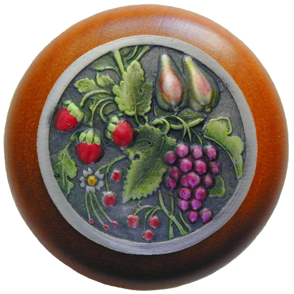 Tuscan Bounty<BR>Pewter Hand Tinted <BR>Cherry wood finish