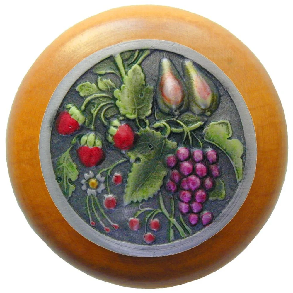Tuscan Bounty<BR>Pewter Hand Tinted <BR>Maple wood finish