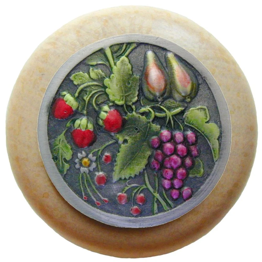 Tuscan Bounty<BR>Pewter Hand Tinted <BR>Natural wood finish