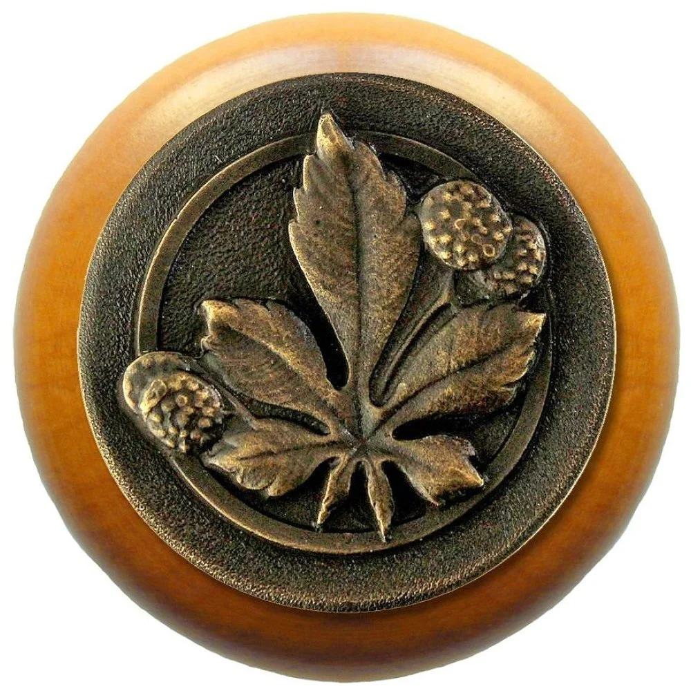 Horse Chestnut<BR>Dark Brass<BR>Maple wood finish