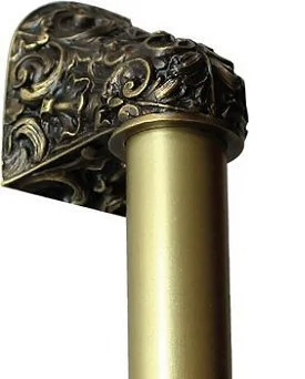 Acanthus<BR>Antique Brass<BR>Plain Bar