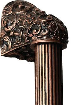 Acanthus<BR>Antique Copper<BR>Fluted Bar