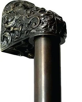 Acanthus<BR>Dark Brass<BR>Plain Bar