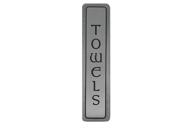 TOWELS (Vertical)<BR>Antique Pewter