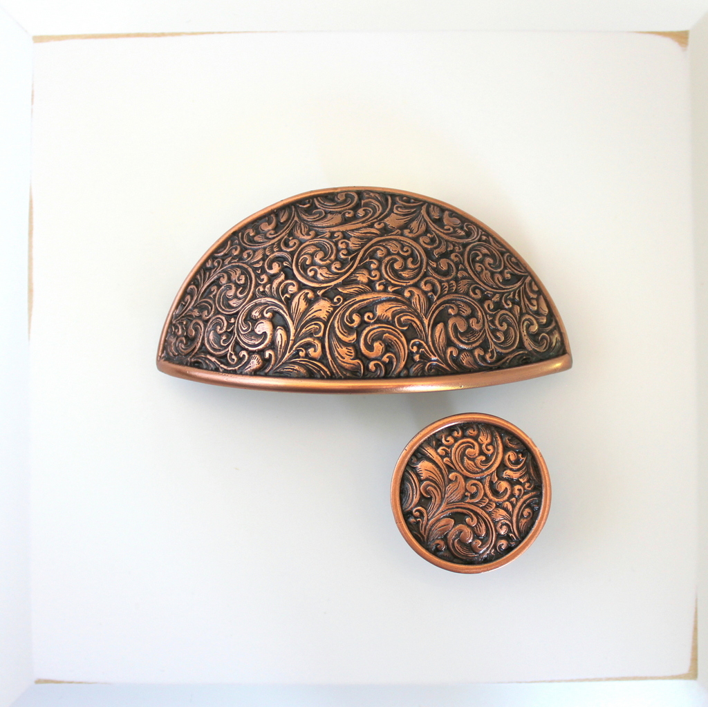 Saddleworth bin pull and knob in antique copper.jpg