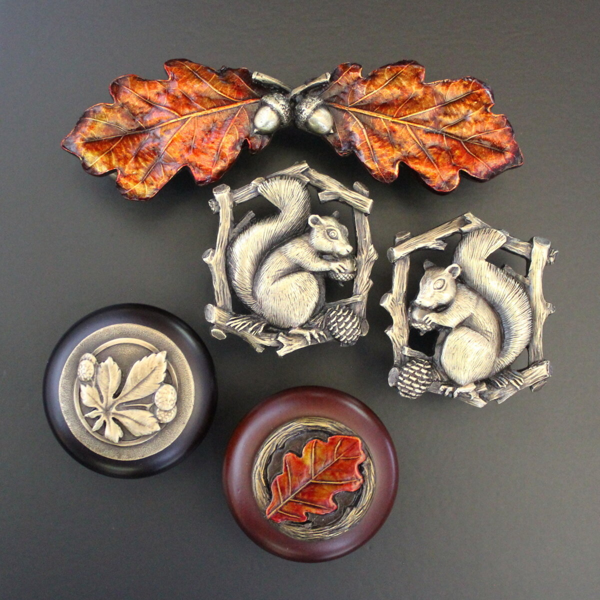 Fall Oak Leaves, Chestnut, Squirrels Notting Hill Decorative Hardware.jpg