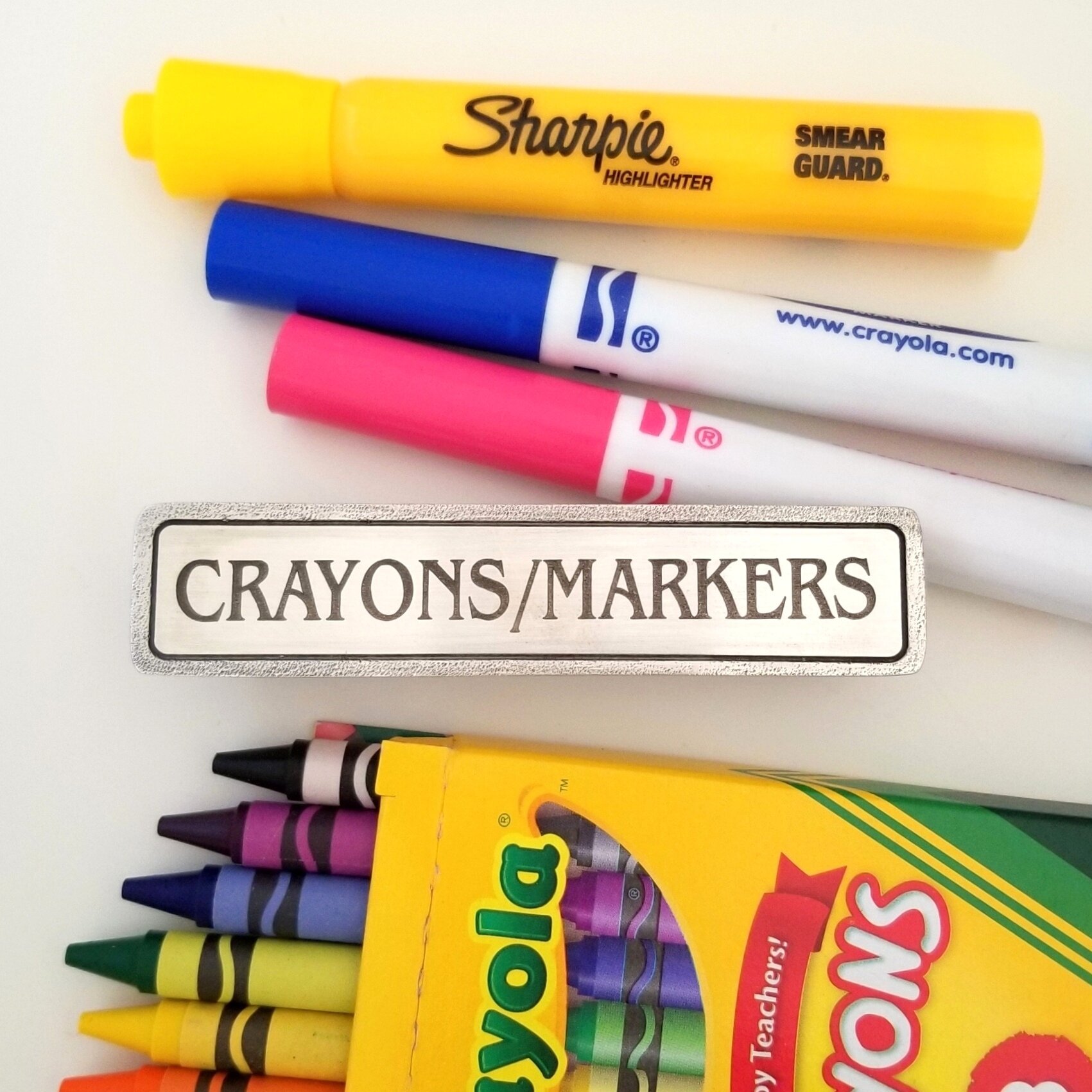 Custom Engraved CRAYONS-MARKERS