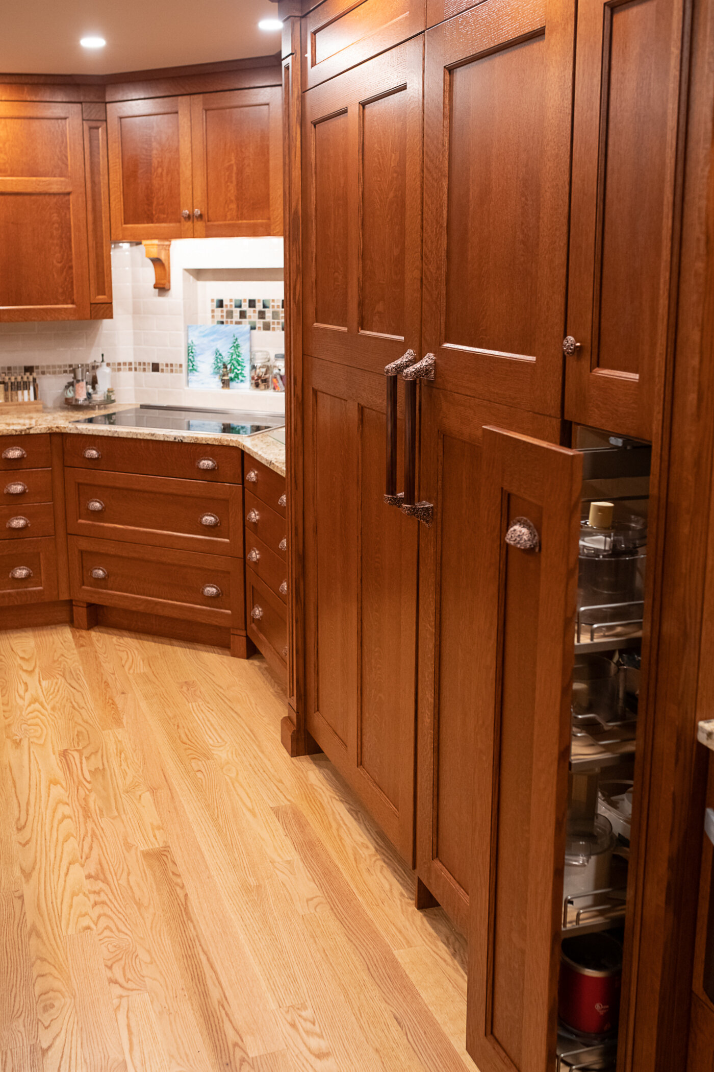 Pull Out Pantry is perfect to store small appliances