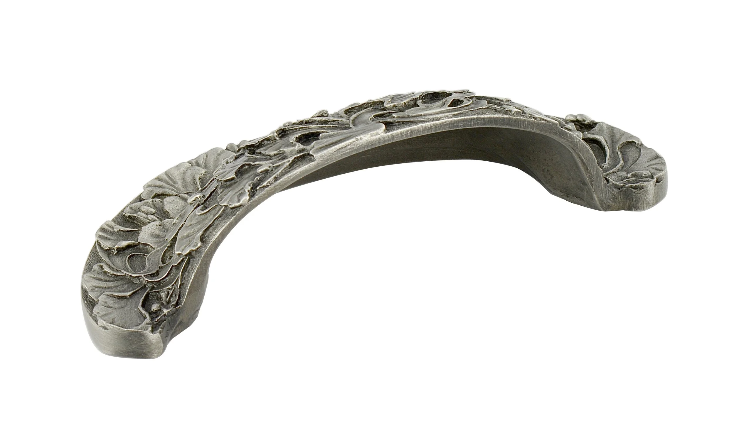 NHBP-802-APFlorid Leaves Antique Pewter4-1/8" x 1-3/4"3" c to c