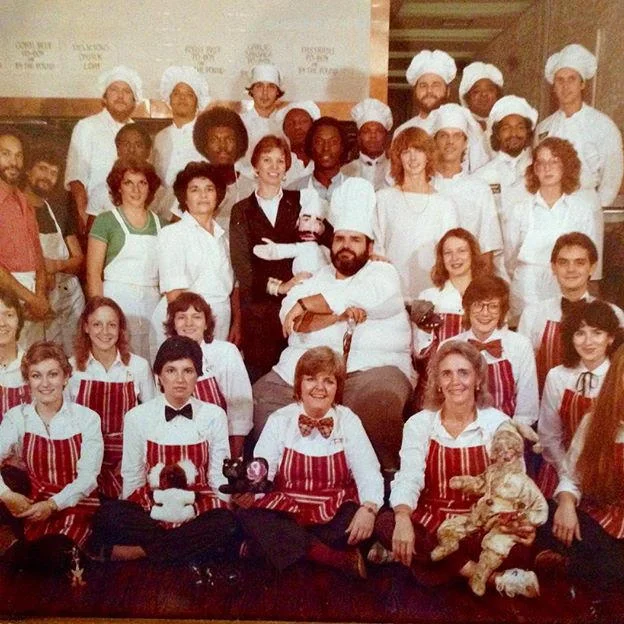 K-Paul's Louisiana Kitchen staff photo, 1981. COURTESY OF FRANK BRIGTSEN