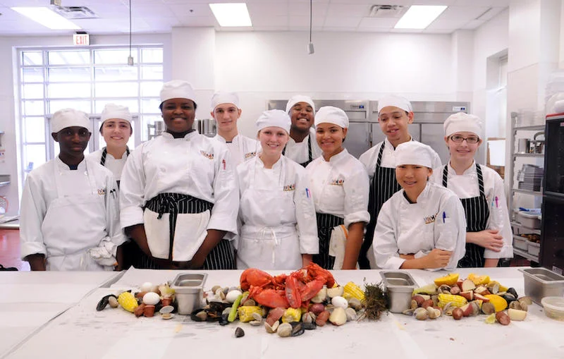 Students participating in NOCCA's Culinary Arts program.ELIZABETH MCMILLAN