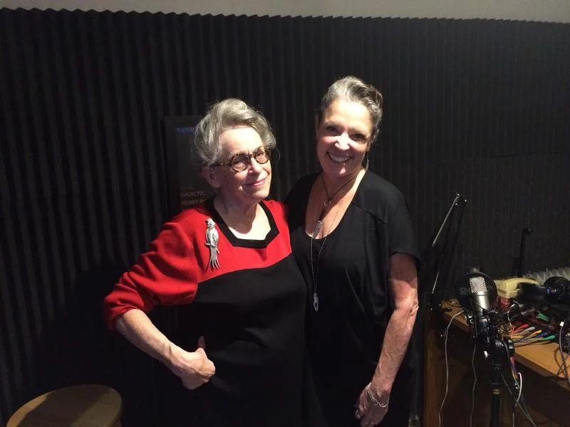 Host Poppy Tooker with JoAnn Clevenger REGGIE MORRIS