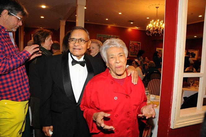 Edgar “Dooky” Chase Jr with Chef Leah Chase