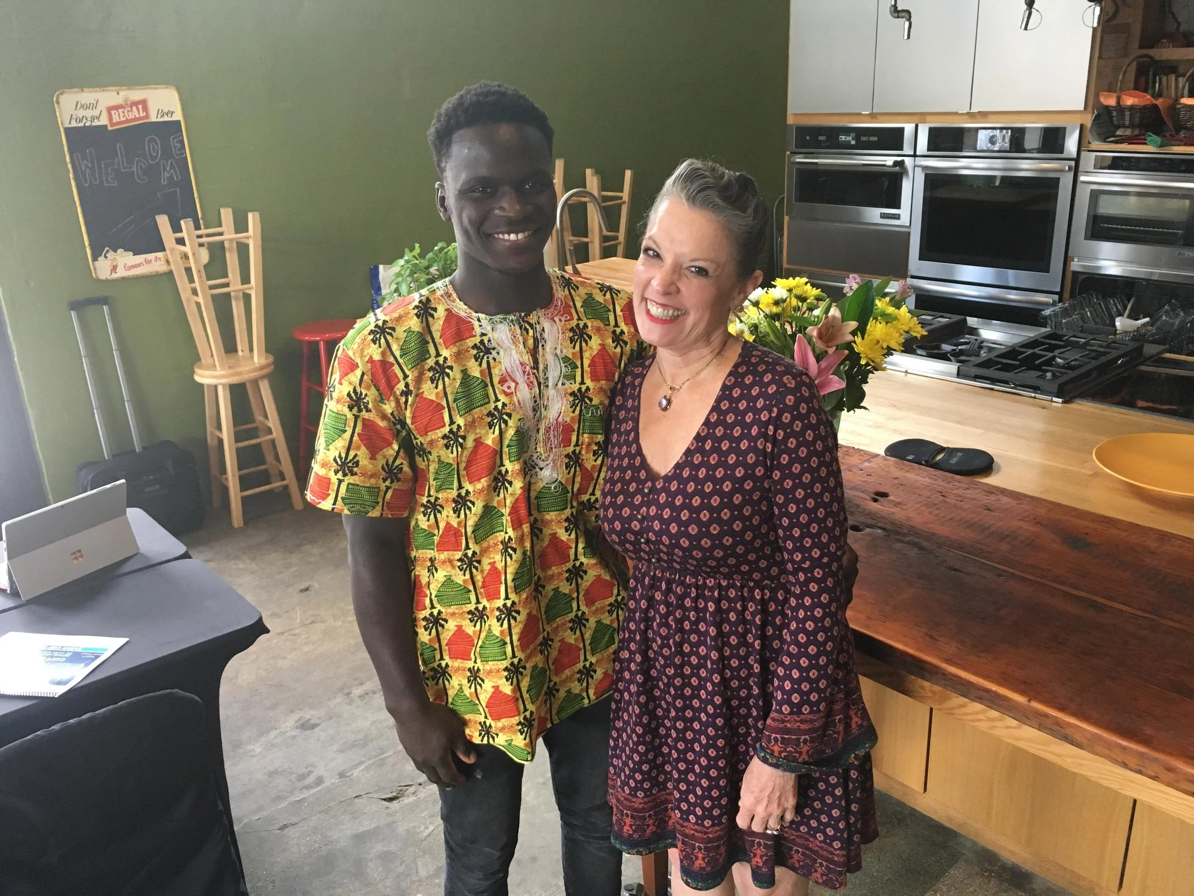 Host Poppy Tooker and Serigne Mbaye JOE SHRINER / LOUISIANA EATS