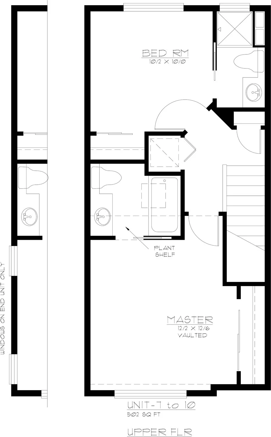 Units 7 - 10, Upper Floor