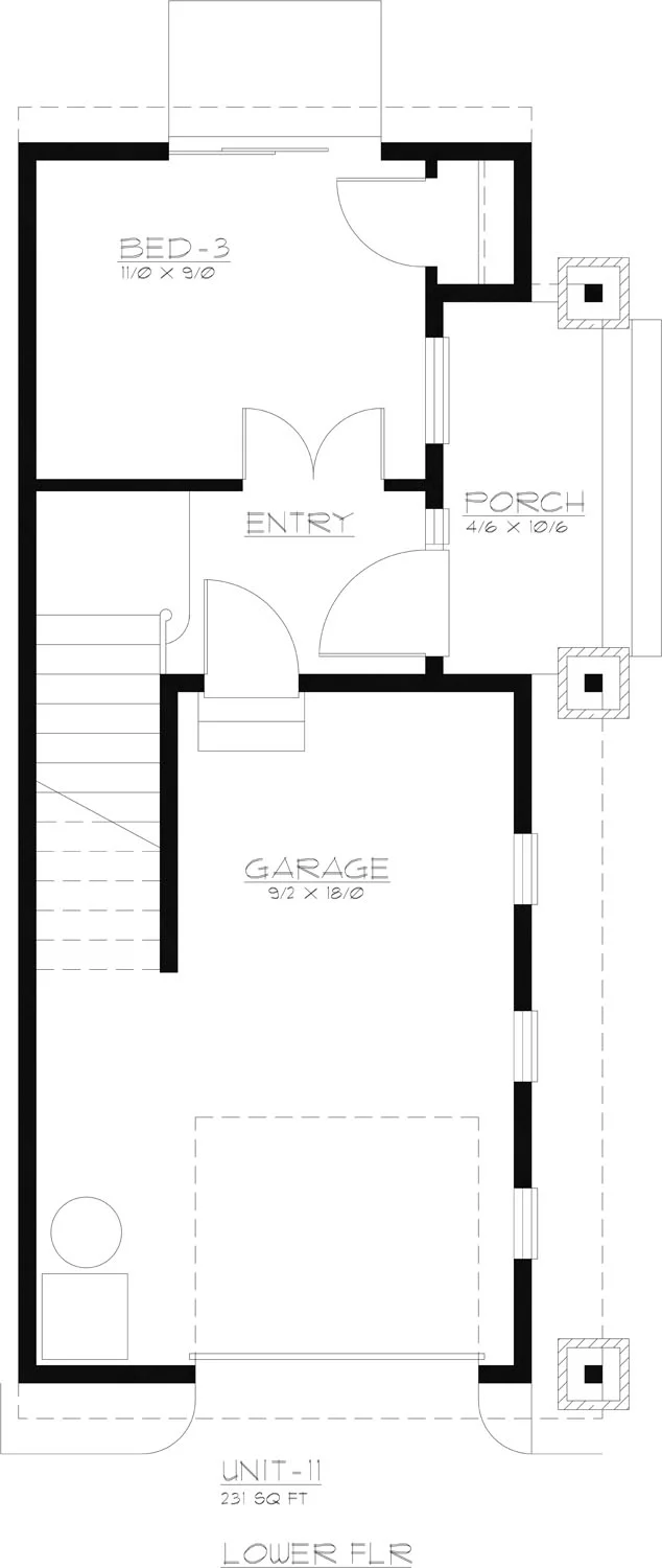Unit 11, Lower Floor