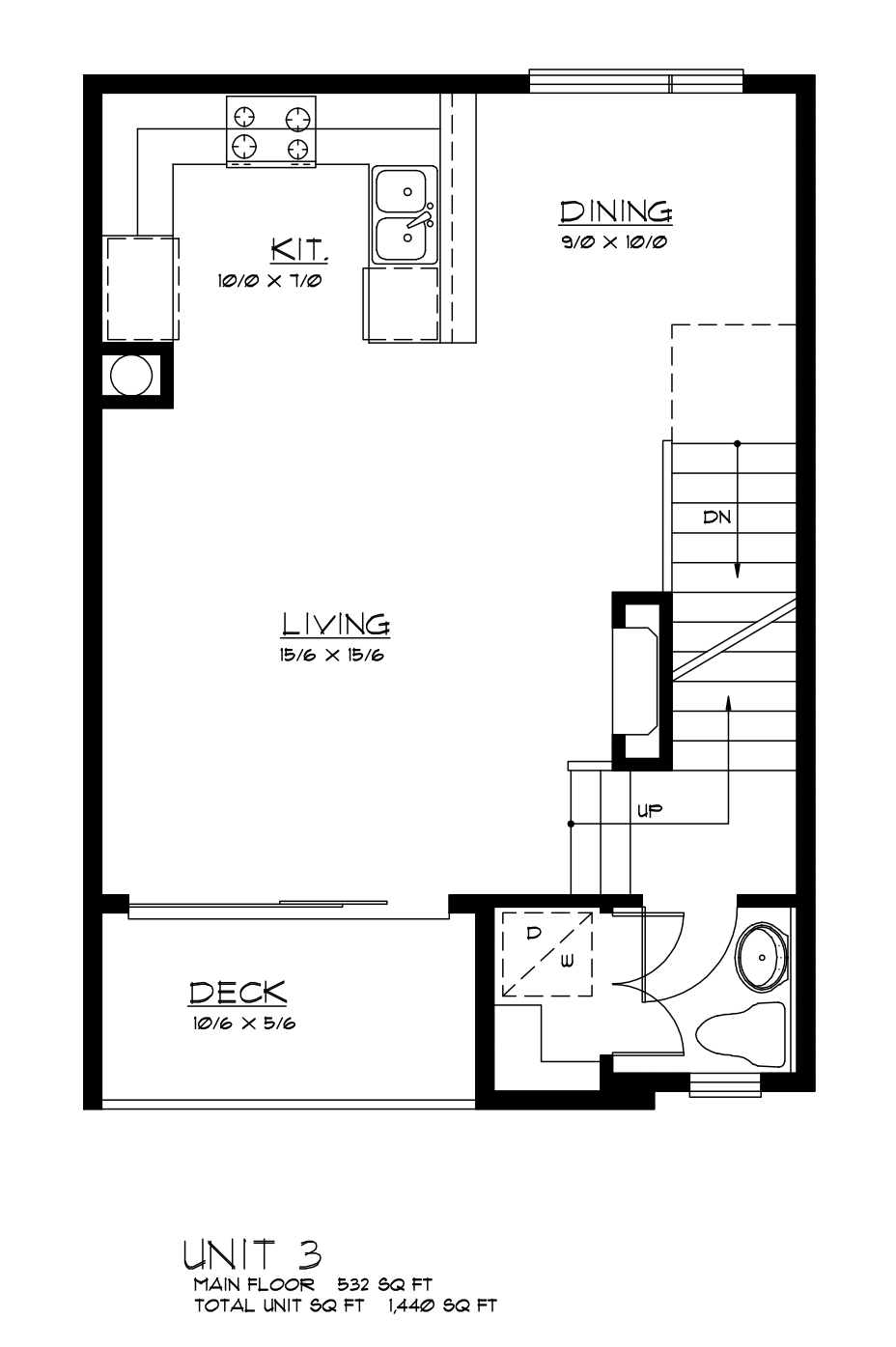 Unit 3, Main Floor
