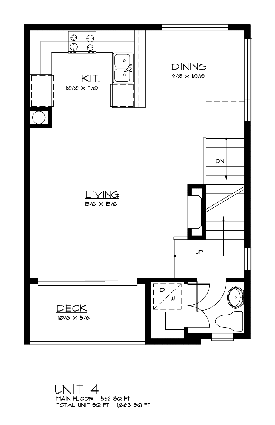 Unit 4, Main Floor