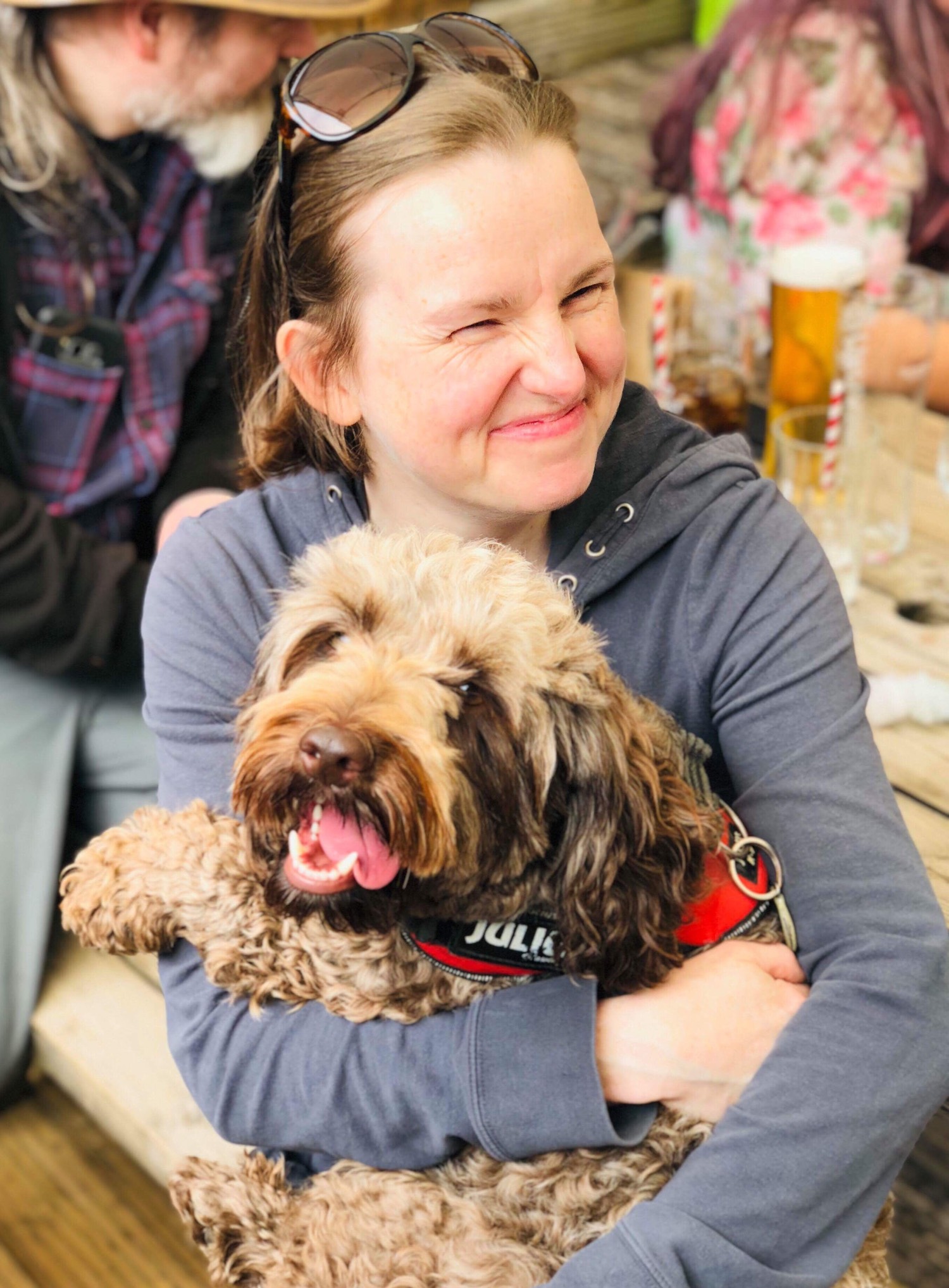 I found my calling in life when I photographed Joffrey’s birthday party and he rewarded me with cuddles. Please don’t tell Roxy. This picture was taken by his Mum, Briony Cullin.