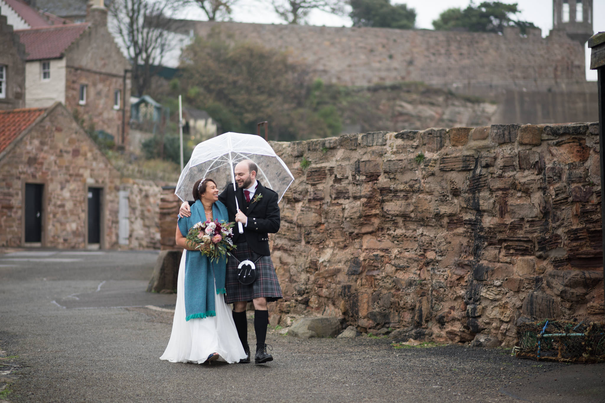 Caz and Martin's wedding at The Cow Shed, Crail - 19 October 2017 - © Photography by Juliebee