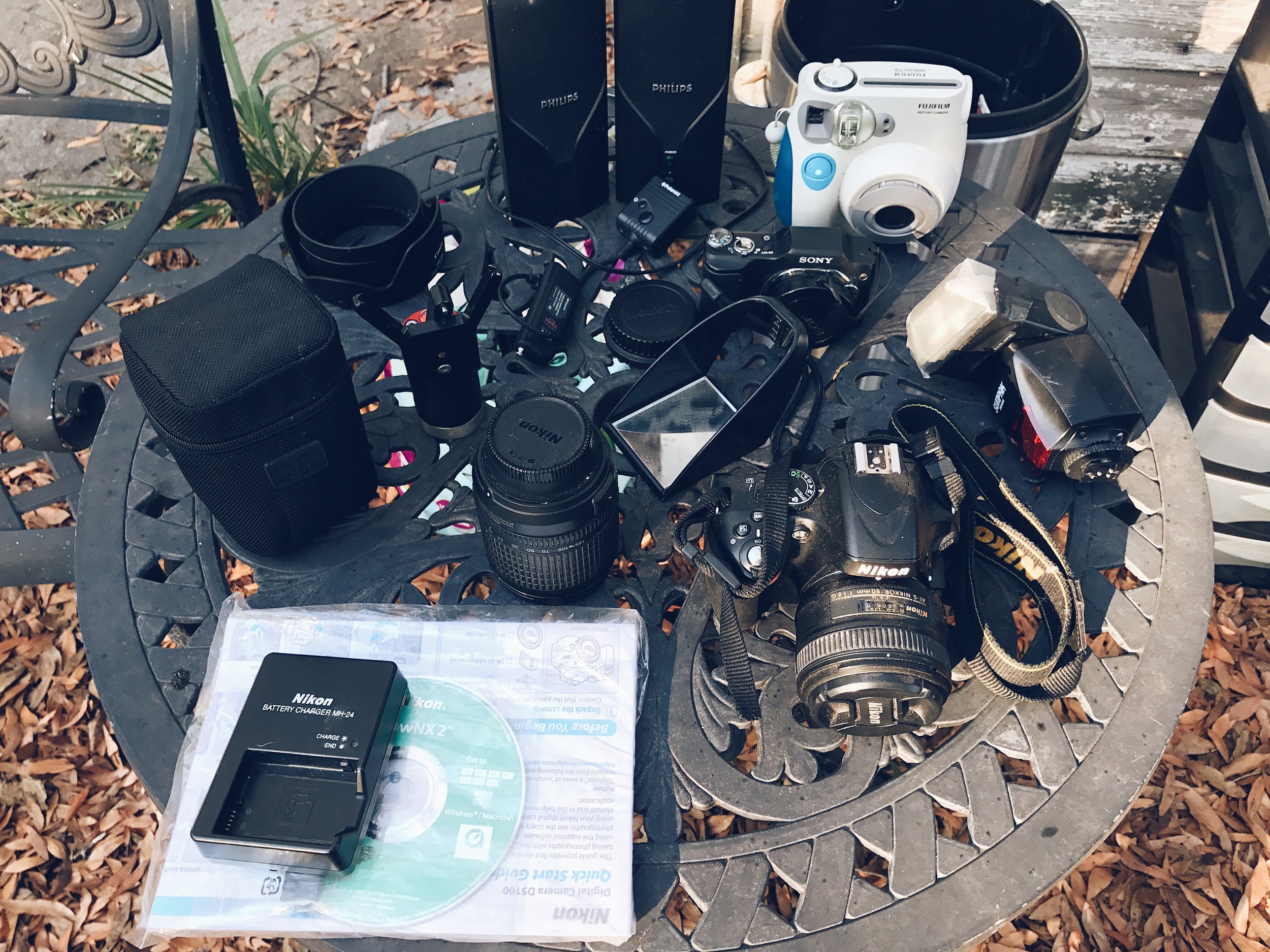 Sold it all to budding photographers!