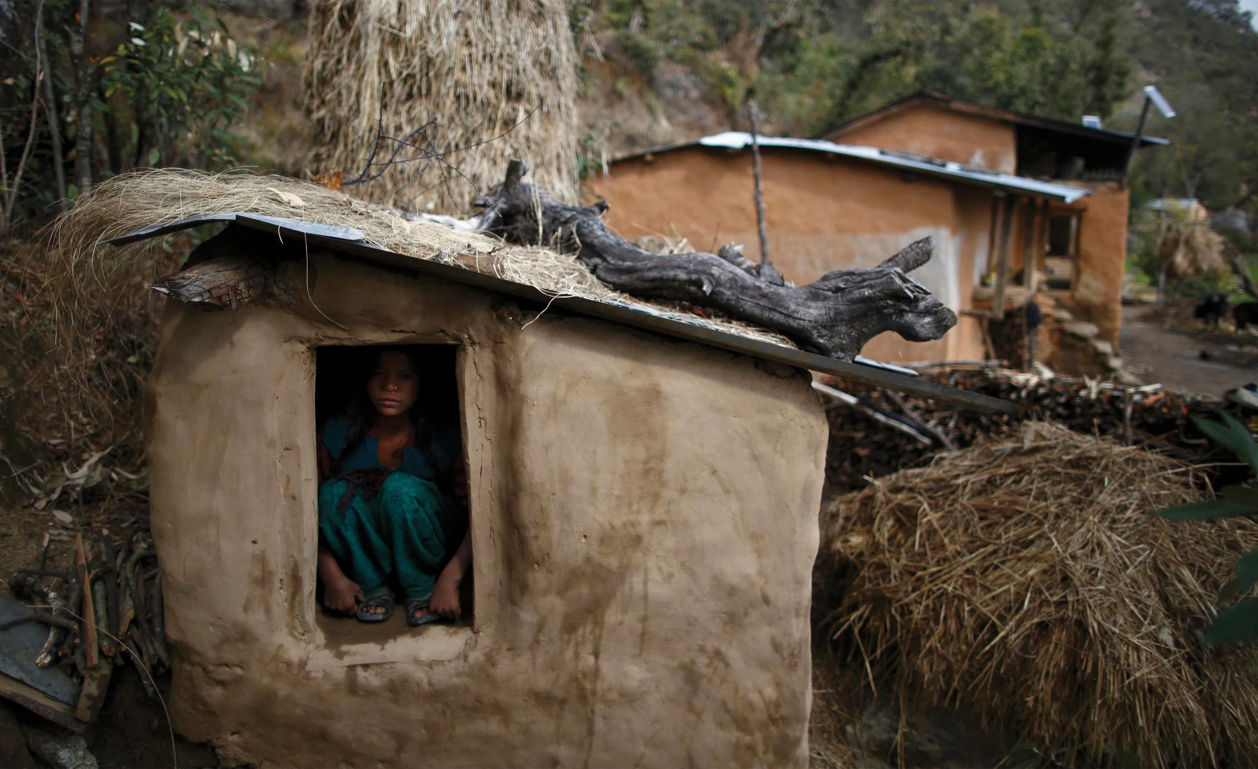 Image originally featured in Nepal's bleeding shame by Kate Hodal in The Guardian.