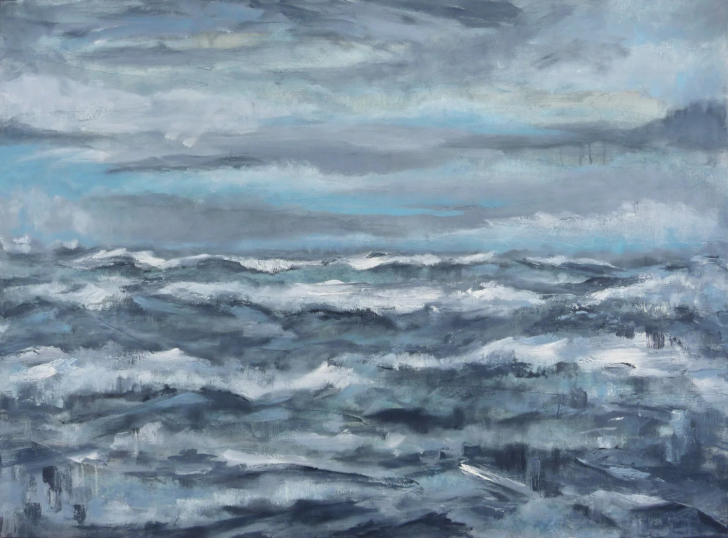 After the Storm II , 2018. Oil on canvas. 30 x 40 inches