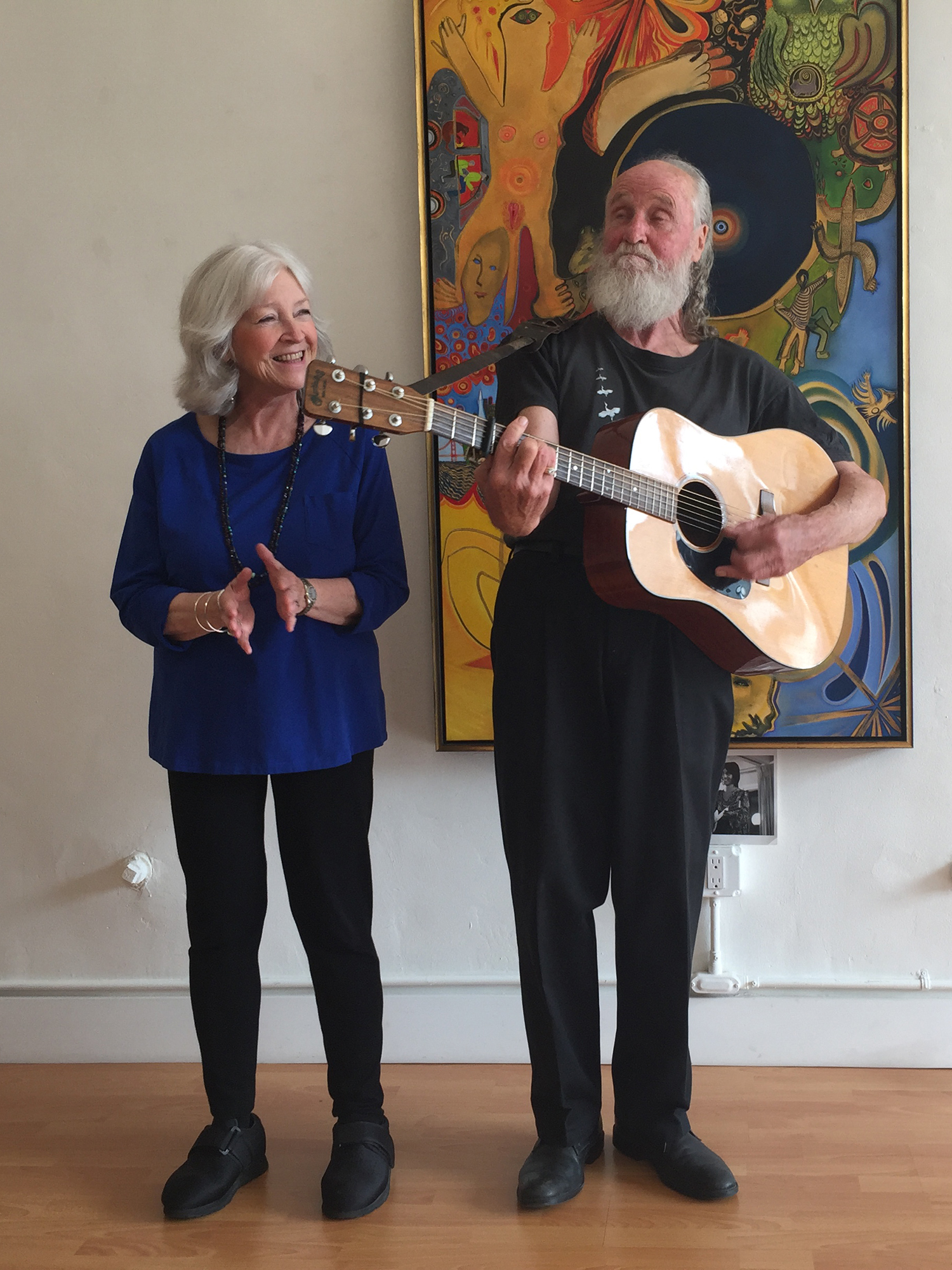 Jeanie and Peter bring it home.