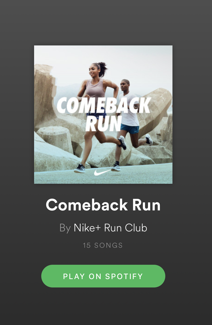 nike run spotify