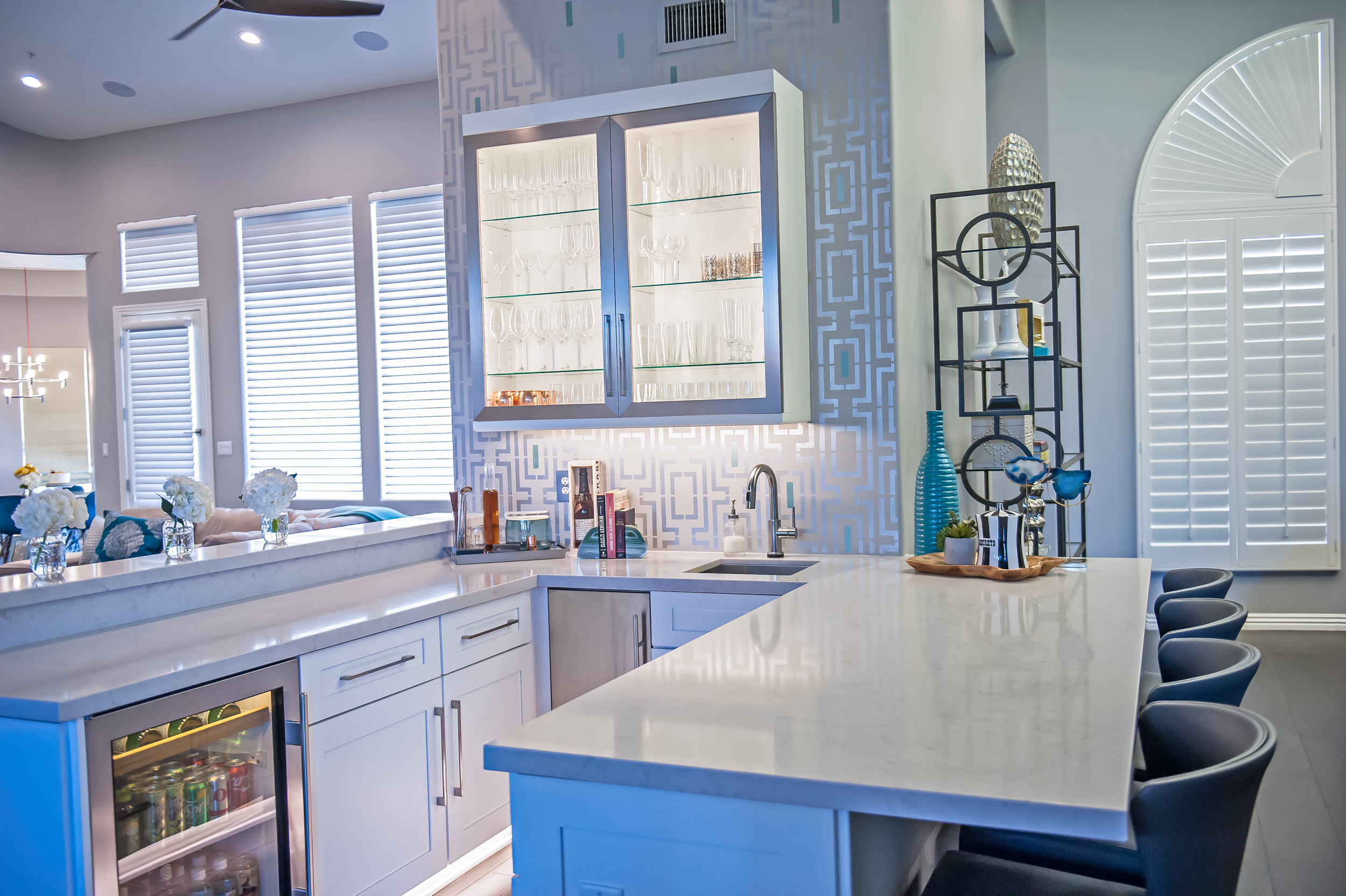 After, Glamorous Home Bar